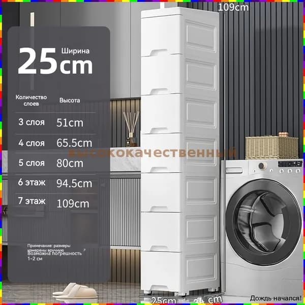 Тумба для ванной,, 25х34х80 см