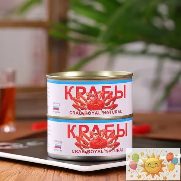 Китайский ресторан "Консервированное мясо краба&130г*2 банки