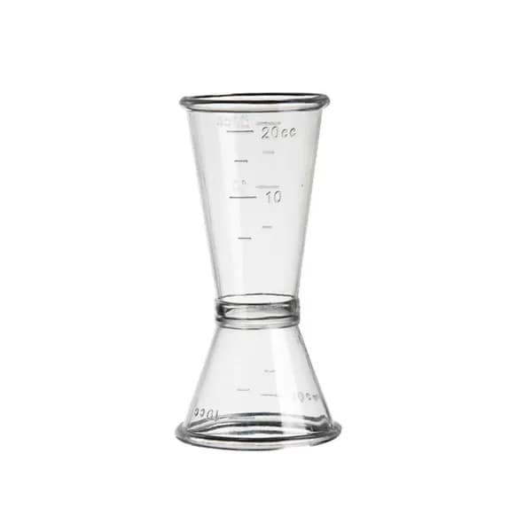 (1 шт) Мерный стаканчик для вина из ПК со шкалой-маленький 10cc 20cc