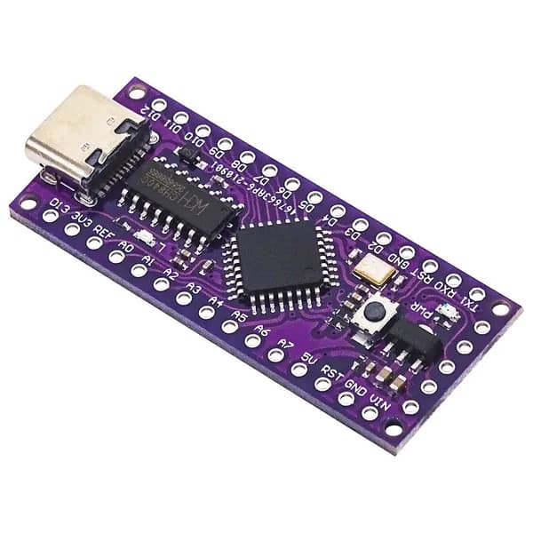 Мини-платформа LGT8F328P в корпусе LQFP32 с интерфейсом USB Type-C и чипом CH340C