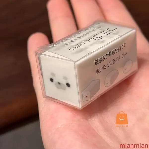 Фигурный ластик тюлень для детей милый маленький подарок школьнику