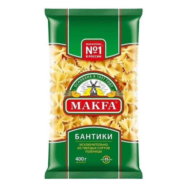 Макаронные изделия Makfa Бантики 400 г
