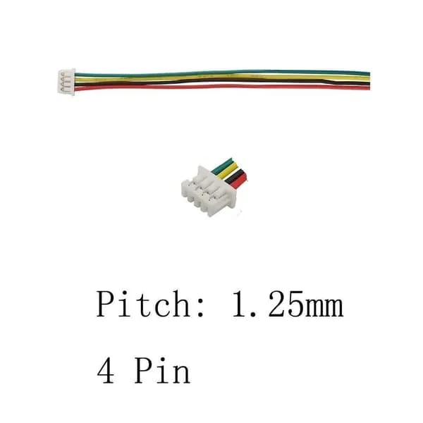 Адаптер переходник Mini Micro JST 1.25 PH4 4-Pin TTL 4Pin кабель GND 28 разъемы JST-XH PH 1,25 штекер Connector запчасти male, female аккумулятор р/у батарея разветвитель FPV монитор провод