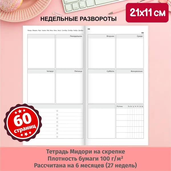Дом Старцевых Блокнот Midori