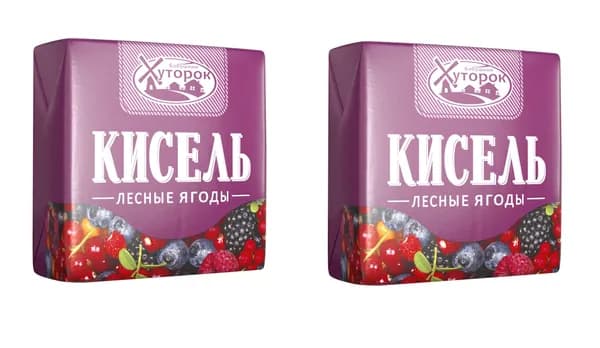 Кисель "Бабушкин хуторок" лесная ягода брикет 180 г 2 шт
