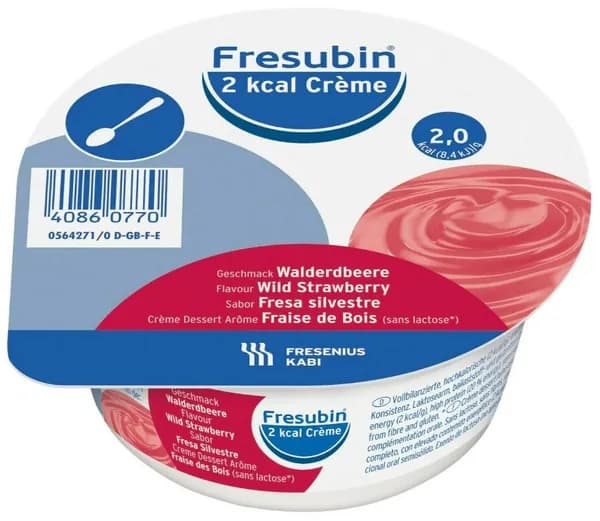 Фрезубин 2 ккал Крем/ Fresubin2 ккал Crеme со вкусом земляники лесной, 1 шт. х 125гр.