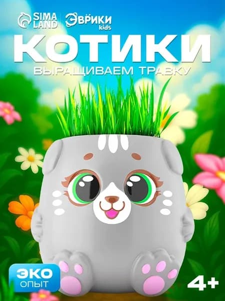 Опыты и эксперименты "Котики в горшочке"