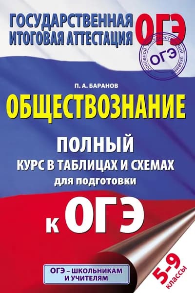 Обществознание. Полный курс в таблицах и схемах. 5 9 классы | Баранов Петр Анатольевич | Электронная книга