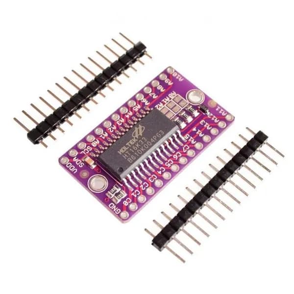 HT16K33 мультифункциональный драйвер матрицы LED и клавиатуры