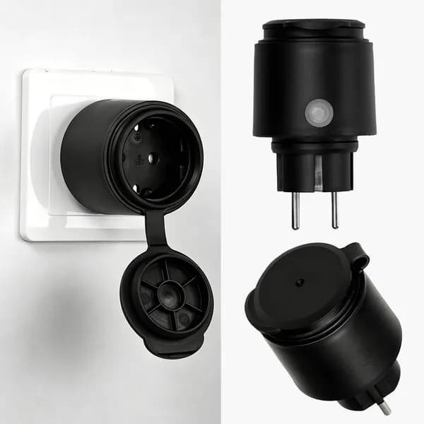 Умная розетка Tuya с Wi-Fi, 16 А, IP44, контроль энергопотребления