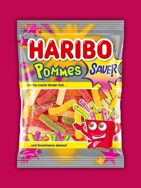 Мармелад HARIBO Pommes (Кислая Картошка Фри) 175г Германия