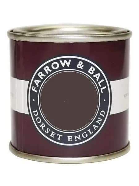 Краска для мебели и декора ультраматовая, меловая краска Farrow & Ball Estate Emulsion цвет 9918 Cola, 100 мл