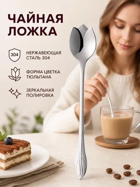 Вилка десертная 1 предм. серебристый