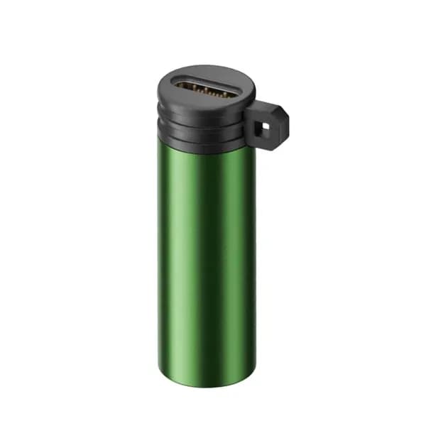 Портативная USB-зажигалка из металла, Зеленый