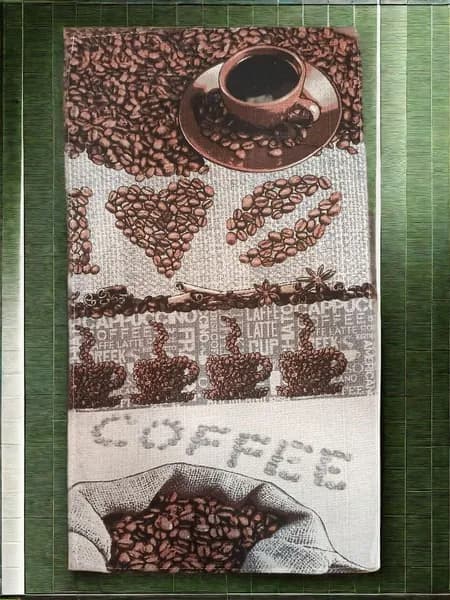 Полотенце кухонное полотенце кухонное вафельное, Вафельная фактура, 35x60, 1шт