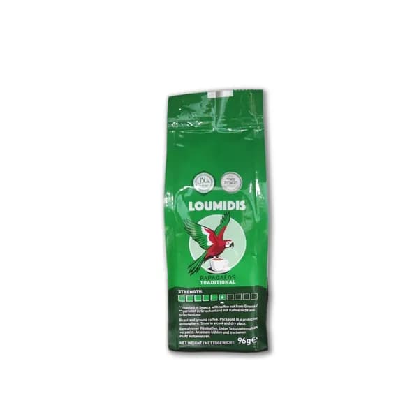 Кофе натуральный молотый LOUMIDIS PAPAGALOS 96г