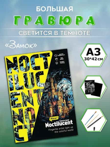 Большая цветная гравюра