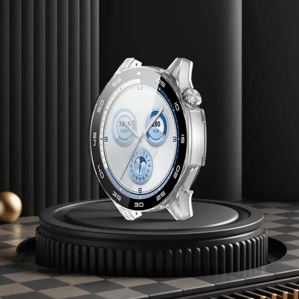 Чехол-пленка для Huawei Watch GT5 46 мм с прозрачным дизайном и точной разметкой