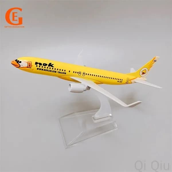 Металлическая Модель Самолета Боинг 737 Авиакомпании Таиланд Nok Air