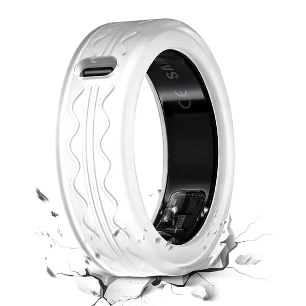 Чехол для умного кольца Oura Ring 5 из силикона, размер S (6 9), прозрачный, чёрный, тёмно-синий, звёздный