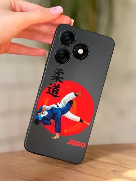 Чехол на Tecno Spark 10 Spark 10c 4G с принтом Дзюдо