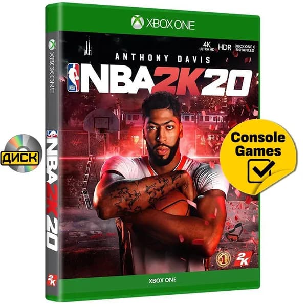 Игра XBOX ONE NBA 2K20 (Xbox One, Английская версия)