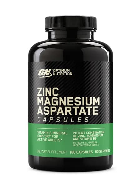 Витаминно-минеральный комплекс ОН Цинк, Магний Аспартат 180 капсул /Optimum Nutrition ON - Zinc Magnesium Aspartate ZMA U