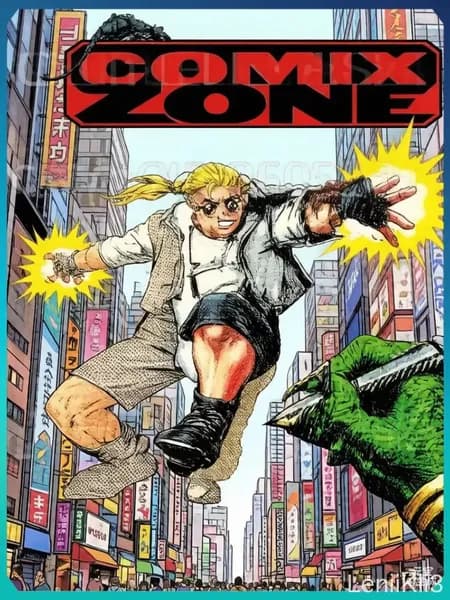 Игровой картридж для приставки 16 bit : Comix Zone (без коробки)