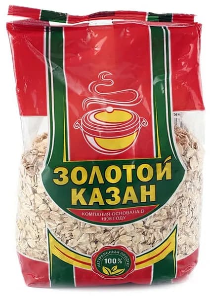 Хлопья овсяные Геркулес Золотой Казан, 400 г