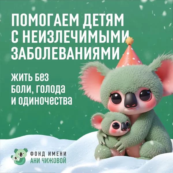 Благотворительный сертификат "Фонда им. Ани Чижовой"