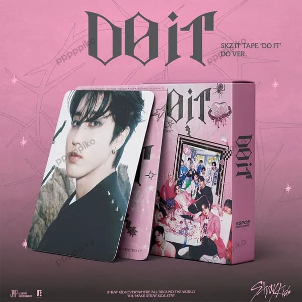 VOFIRROB STRAY KIDS Набор из 55 LOMO-карточек с 3-м специальным альбомом DOIT, мини-фотокарточки K-POP SKZOO