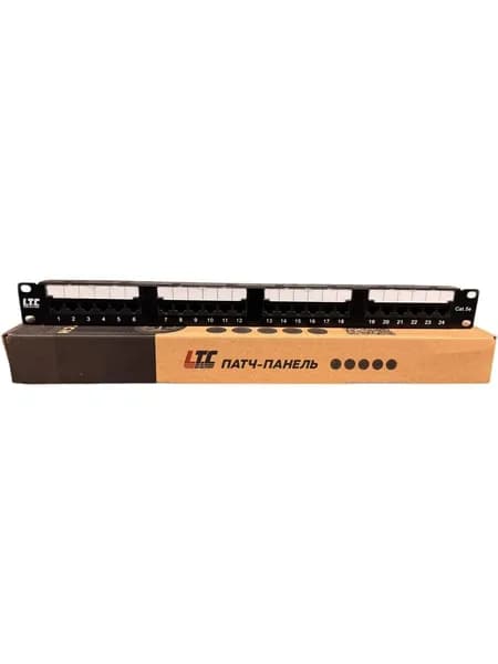 LTC Патч-панель Патч-панель PP-1U-24-C5E-CM кат. 5е, 24 порта