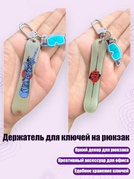 Держатель для ключей на рюкзак, - 6