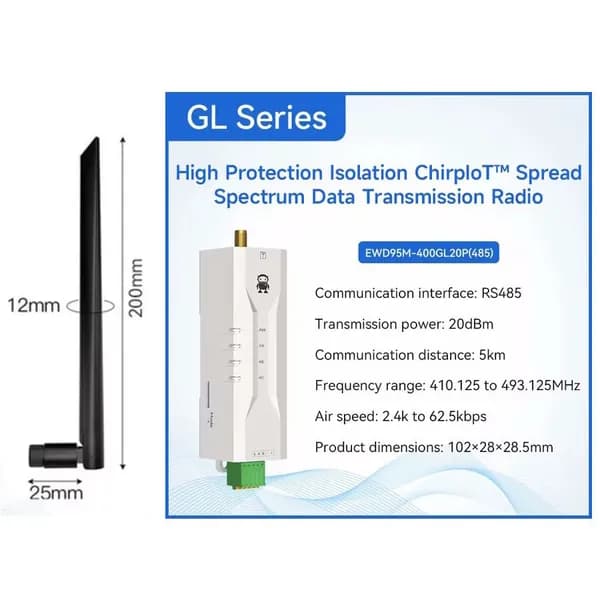 EBYTE EWD95M-400GL20P(485) Мост RS485 к LoRa