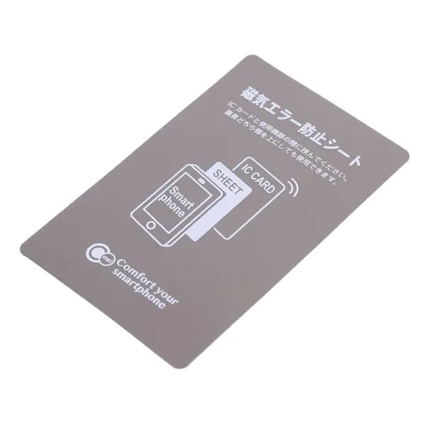 Антиметаллический прямоугольник магнитной наклейки NFC-карты для шины сотового телефона
