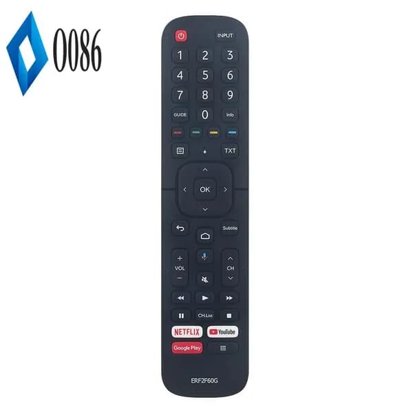 (E J H N) ERF2F60G Замена пульта дистанционного управления совместим с Smart Android TV 9.0 Pie 32A56E 40A56E (без голосовой функции)