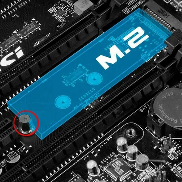 Набор для крепления M2 SSD на материнской плате ASUS