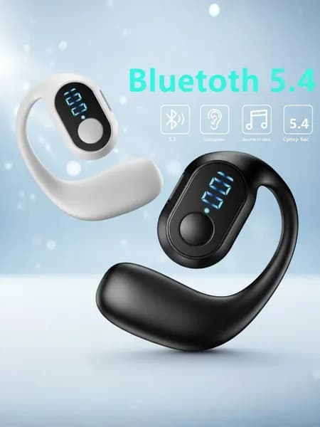 Наушники беспроводные с микрофоном, Bluetooth, USB Type-C, черный