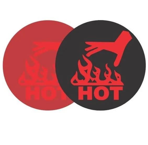 Термоиндикатор многоразовый "Не прикасаться" Hallcrest Hot Hand