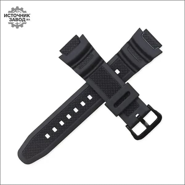 Ремешок для часов 18 мм для CASIO AE1200 / 1300 / 1000 W-219, силиконовая резина WatchBand