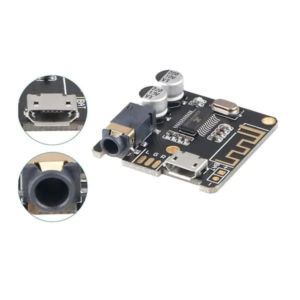 BT5.0 аудиоресивер MP3 Bluetooth декодер Lossless автомобильный динамик усилитель плата с корпусом + AUX кабель DC3.7-5V