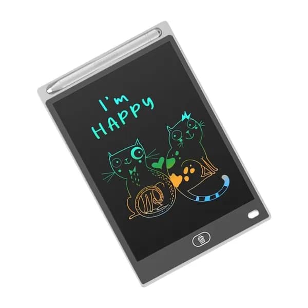 Повторно используемый LCD-планшет для письма и рисования, Белый