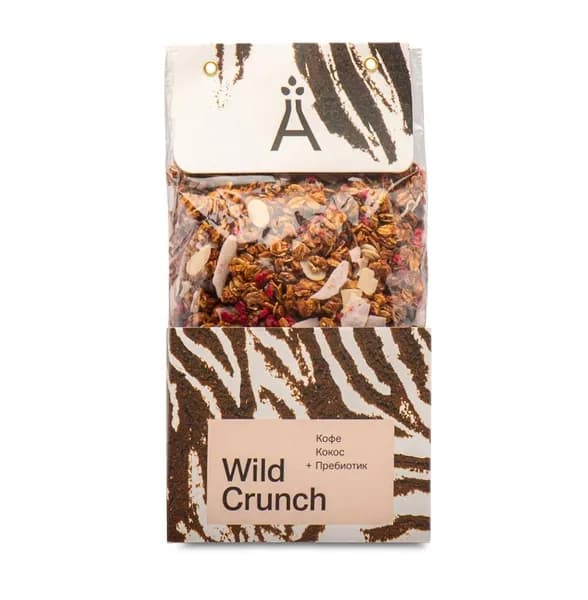 Гранола хрустящая Wild Crunch, Кокос и Кофе от Елены Наумовой, 260 г, Москва - 1 шт.