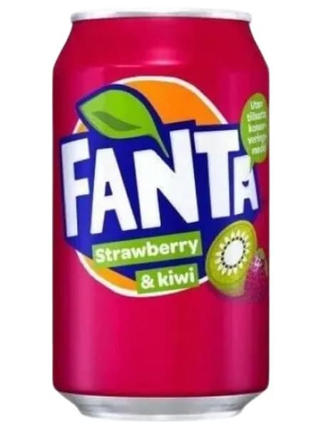 Газированный напиток Fanta Strawberry & kiwi (Клубника & Киви) 330мл