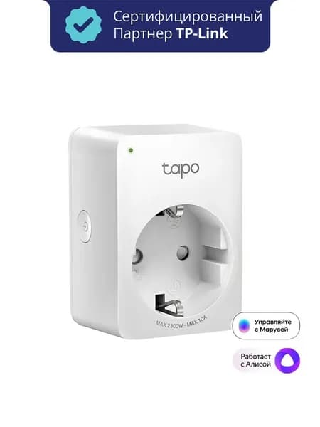 Умная розетка TP-Link Tapo P100 (1-pack)