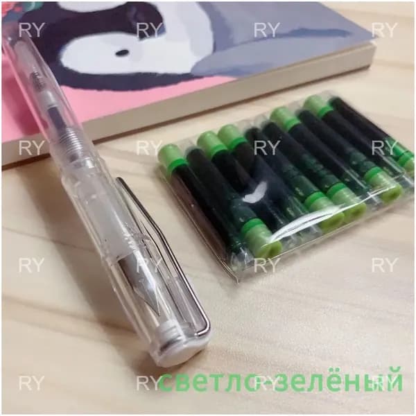 50 Штук Сменных Систем для Перьевых Ручек, Из Пластика, Для Офисного И Спортивного Использования