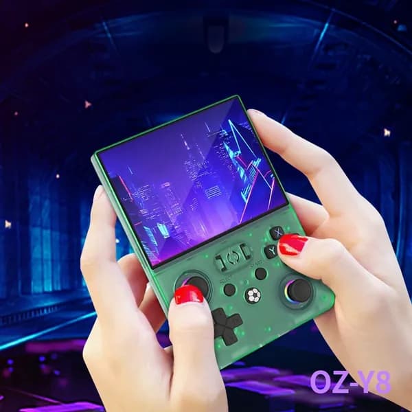 Портативная игровая консоль R36MAX2 с открытым исходным кодом, 4,5-дюймовый IPS-экран, 64 ГБ