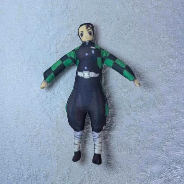 Новинка 2026, абстрактные куклы по аниме Клинок, рассекающий демонов, Недзуко и Гию Томиока, фигурки в стиле тонких линий и каркаса