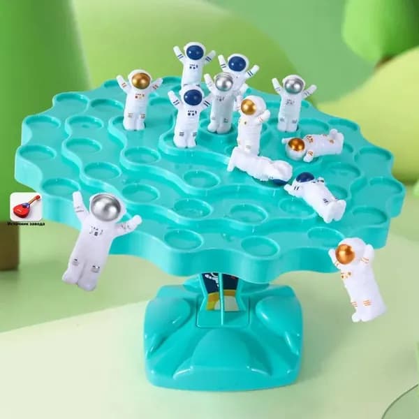 Настольная игра "Баланс", настольные игры для детей, 48 шт астронавт, синий