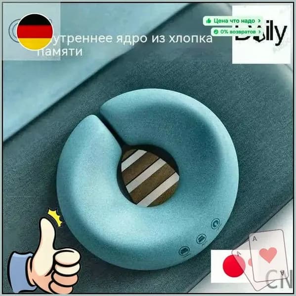 CN Подушка для косметической кровати, U-образная подушка для лица для массажного_G79P
